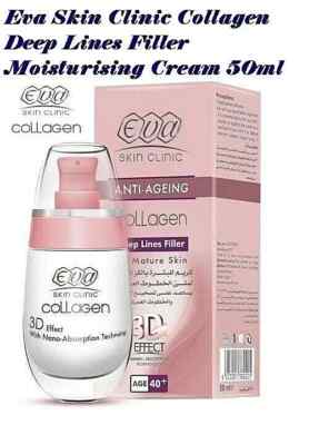 Eva Skin Clinic Collagen Deep Lines Filler Moisturising Cream 3D (Age 40+) 50ml