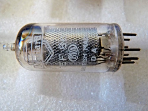 EF86 Mullard Long Mesh Square Getter Used  Old Stock Valve Tube A  1 pc JLY18C  - Imagen 2 de 2