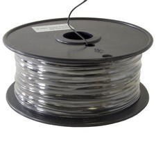 1,000 Feet Black 22 Gauge Stranded Hook-Up Wire, Tinned Copper, PVC Insulation