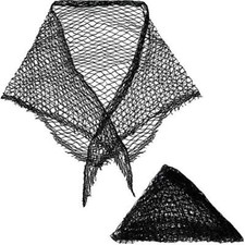 2 Pcs Women Triangle Hair Net for Rollers, Cotton Mesh Hair Setting Net