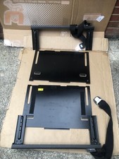 PERMOBIL M3 F5 M5 Adjustable Seat Bottom Plate 17 -23 W/ Side Rail Seat Belt