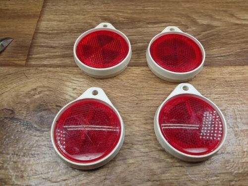 vintage GULCO RED Safety Reflector # 22- 20 DOT SAE A 72- 2 INCH - Picture 3 of 7