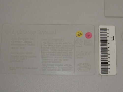 Lot of 6 Vintage Apple AppleDesign ADB Keyboards for Mac - M2980 - Picture 10 of 12