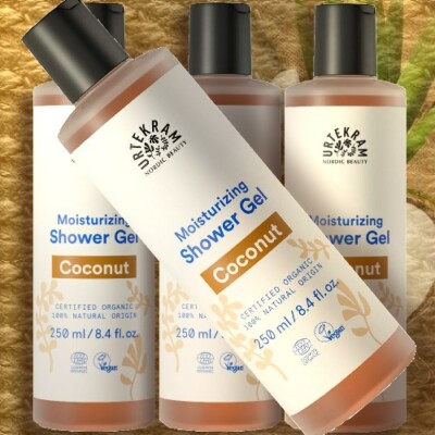 Urtekram Shower Gel Coconut Feuchtigkeits-Duschgel Bio-Kokosnektar 250ml Naturko
