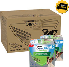 Image of Dentalife Purina ActivFresh Dog Chews Dental Health Oral Care S / M / L Sticks