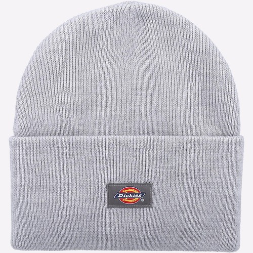 Dickies Acrílico con Puños Unisex Sombrero Casual Confort Gorro Gris