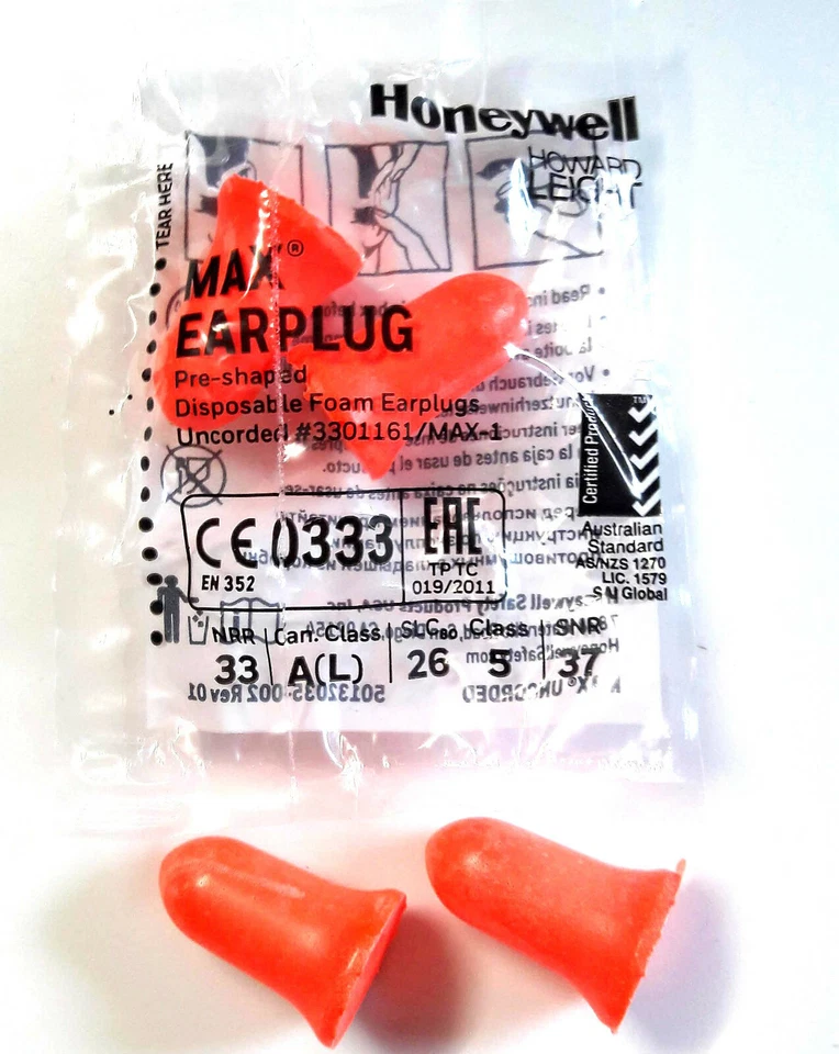 Howard Leight MAXimum paarweise Ohrstöpsel mit oder ohne Band