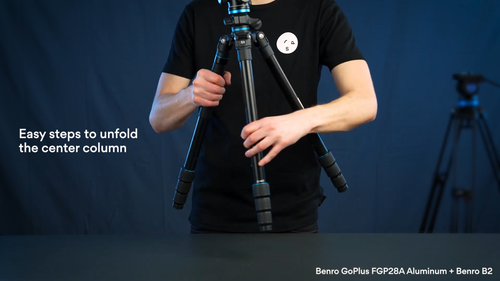 Benro FGP28A Go Plus 4-Section Aluminum Travel Tripod - Video 1 of 1