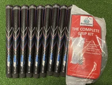 9 X Jumbomax JMX Ultralite Small Golf Grip and Brampton DIY Grip Kit