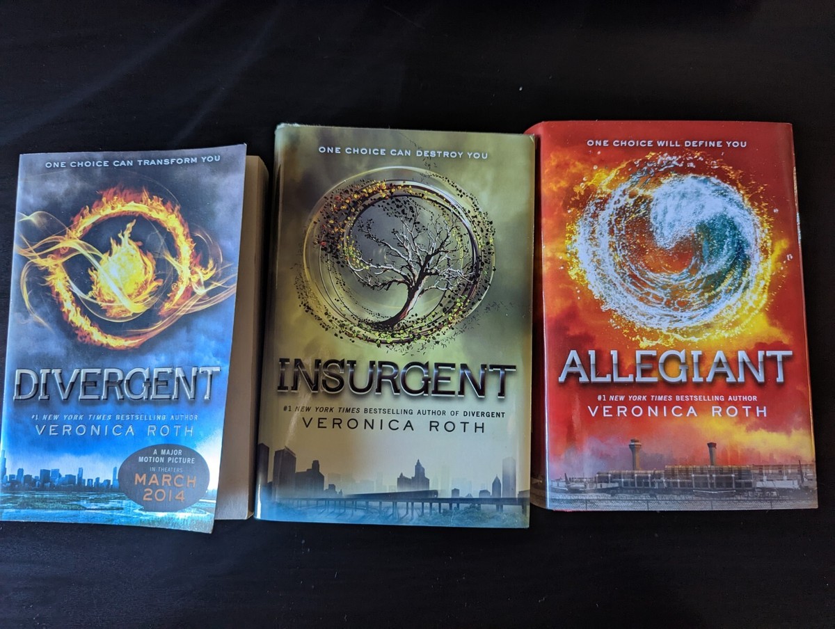 Divergent Series Paperback and Hardback Mix Volumes #1-#3 By