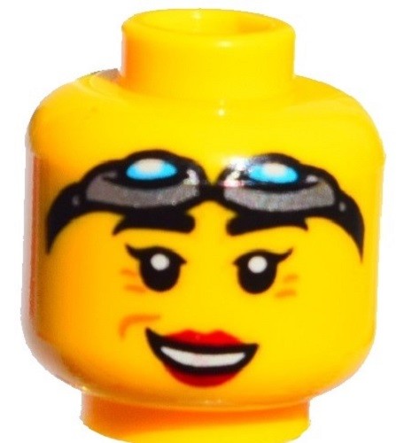 ☀️LEGO GIRL HEAD scegli donna MINIFIGURE minifigure minifigure viso sorriso - Foto 17 di 30