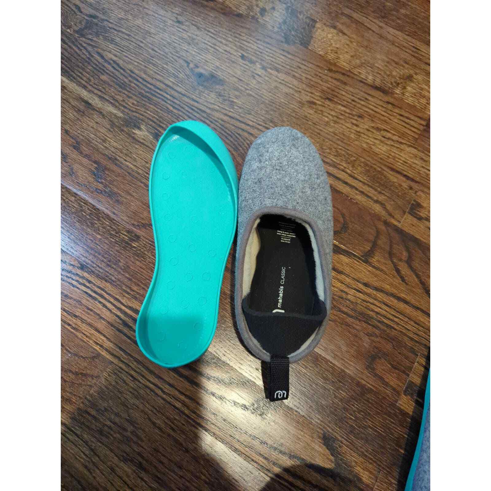 SAOLA NUOVE ciabatte Mahabis Classic Larvik grigio blu suola rimovibile