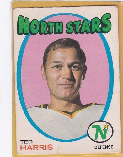 Ted Harris #32 1971 O-Pee-Chee card