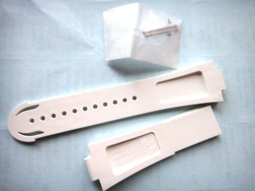 Original Oris 733 7653 Aquis Datum Ø 43 mm weiß Gummiband Armband 42631 - Bild 3 von 12