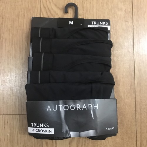 M&S Autograph Microskin 5 Pack Trunks Size (M) RRP £38