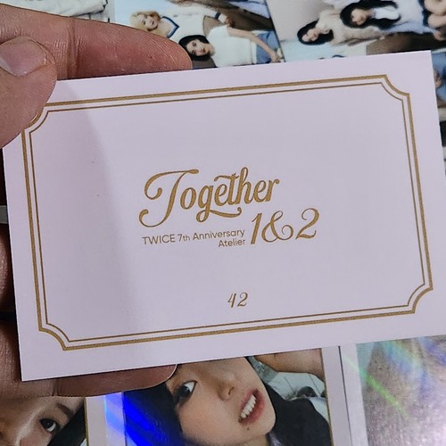 TWICE 7th Anniversary Together 1&2 Popup store official Trading photocard POB - Picture 102 of 117