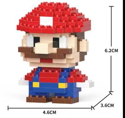 Mario Bausteine Klemmbausteine Set