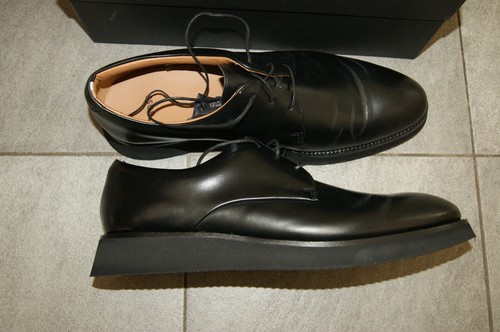 Zapatos Hombre HUGO BOSS Mod. Damian Derby T. 45 cuero negro sin usar ¡NUEVO! - Imagen 4 de 10
