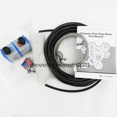 TUF-2000SW+TS-2 DN15-100mm Fixed Ultrasonic Flow Meter Liquid Flowmeter - Picture 6 of 21