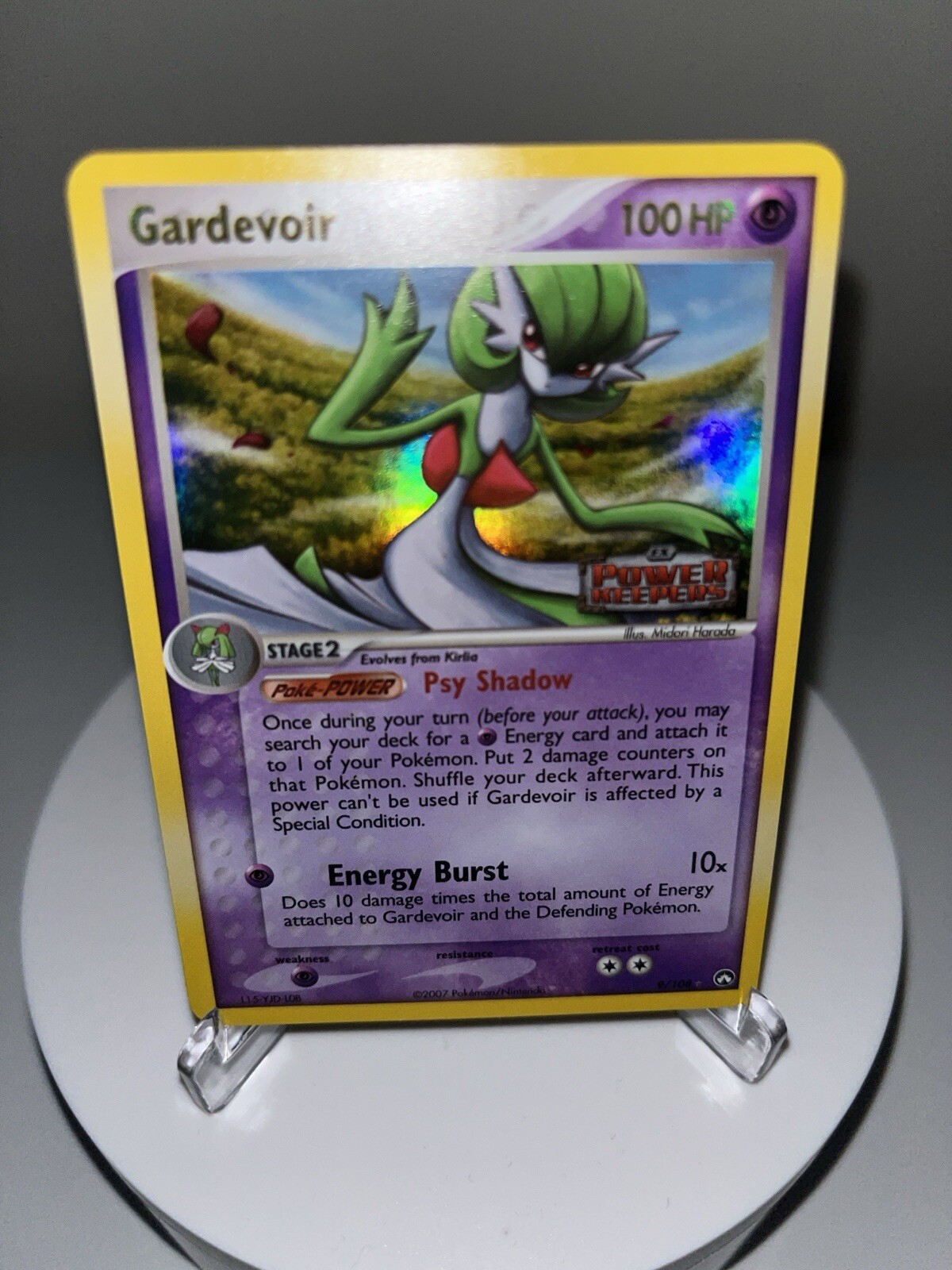 Gardevoir 9/108 Power Keepers Reverse Holo Pokemon Card - NM