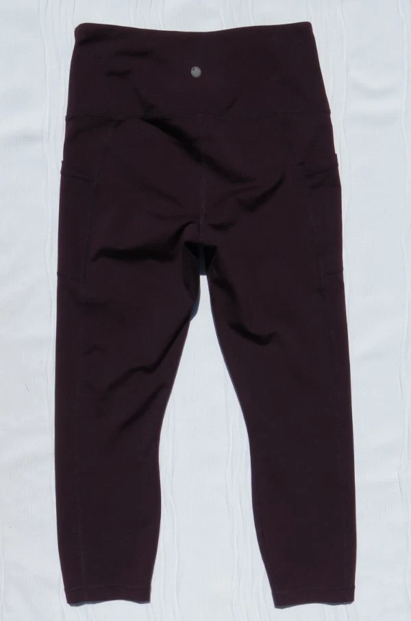 yogalicious high rise crop capri yoga side pockets leggings