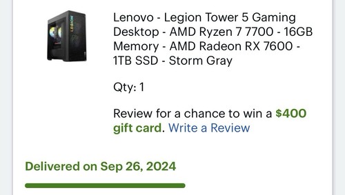 Lenovo Legion Tower 5 Gen 8 Desktop, Ryzen 5 7600, AMD Radeon™ RX 7600 8GB GDDR6 - Picture 4 of 4