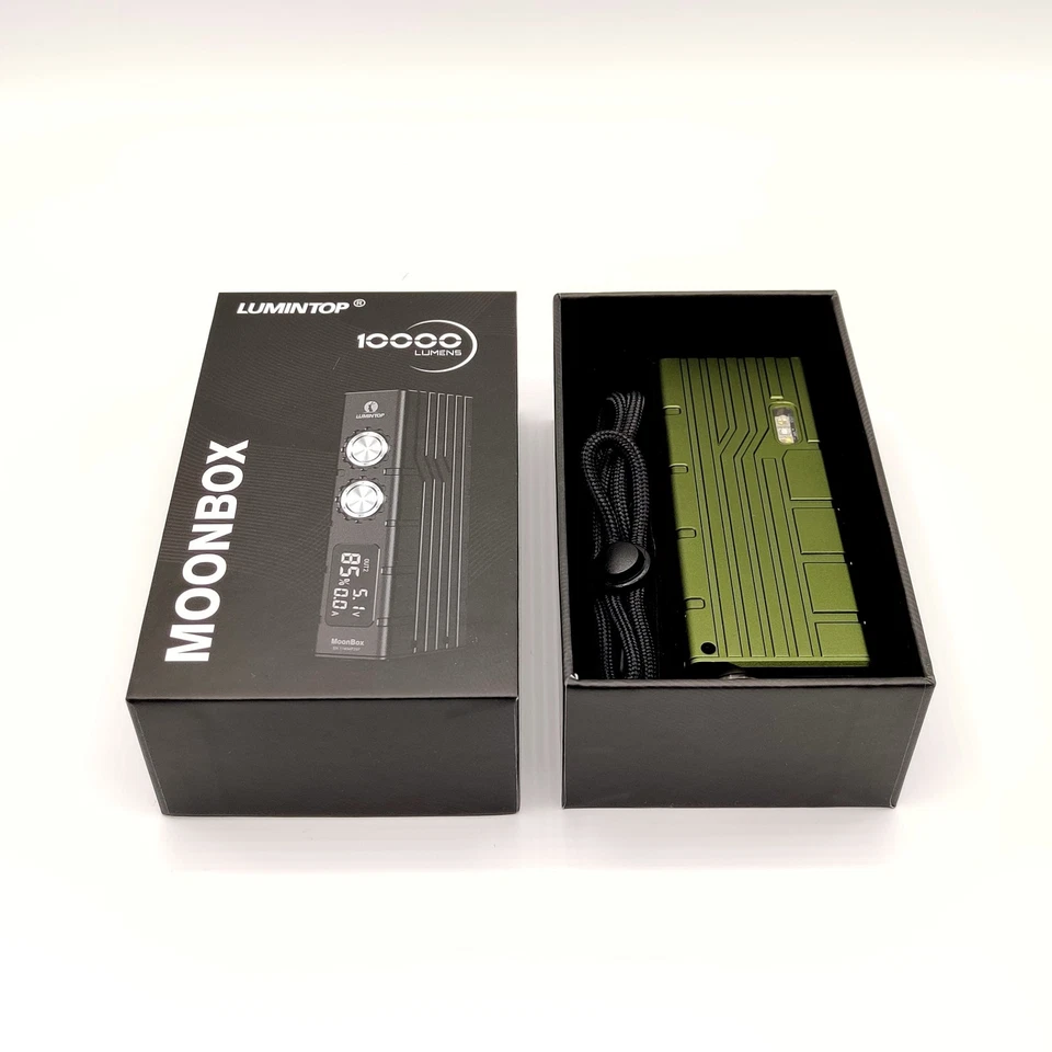 LUMINTOP Moonbox V2.0 10000LM EDC Flashlight UV Light, Power Bank QC3.0/PD3.0 - Image 3 of 4