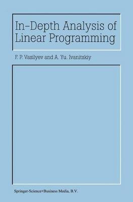 Tiefenanalyse der linearen Programmierung - 9789048158515