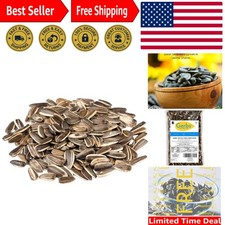 2 LBS Jumbo Unsalted Sunflower Seeds Resealable Bag for Freshness