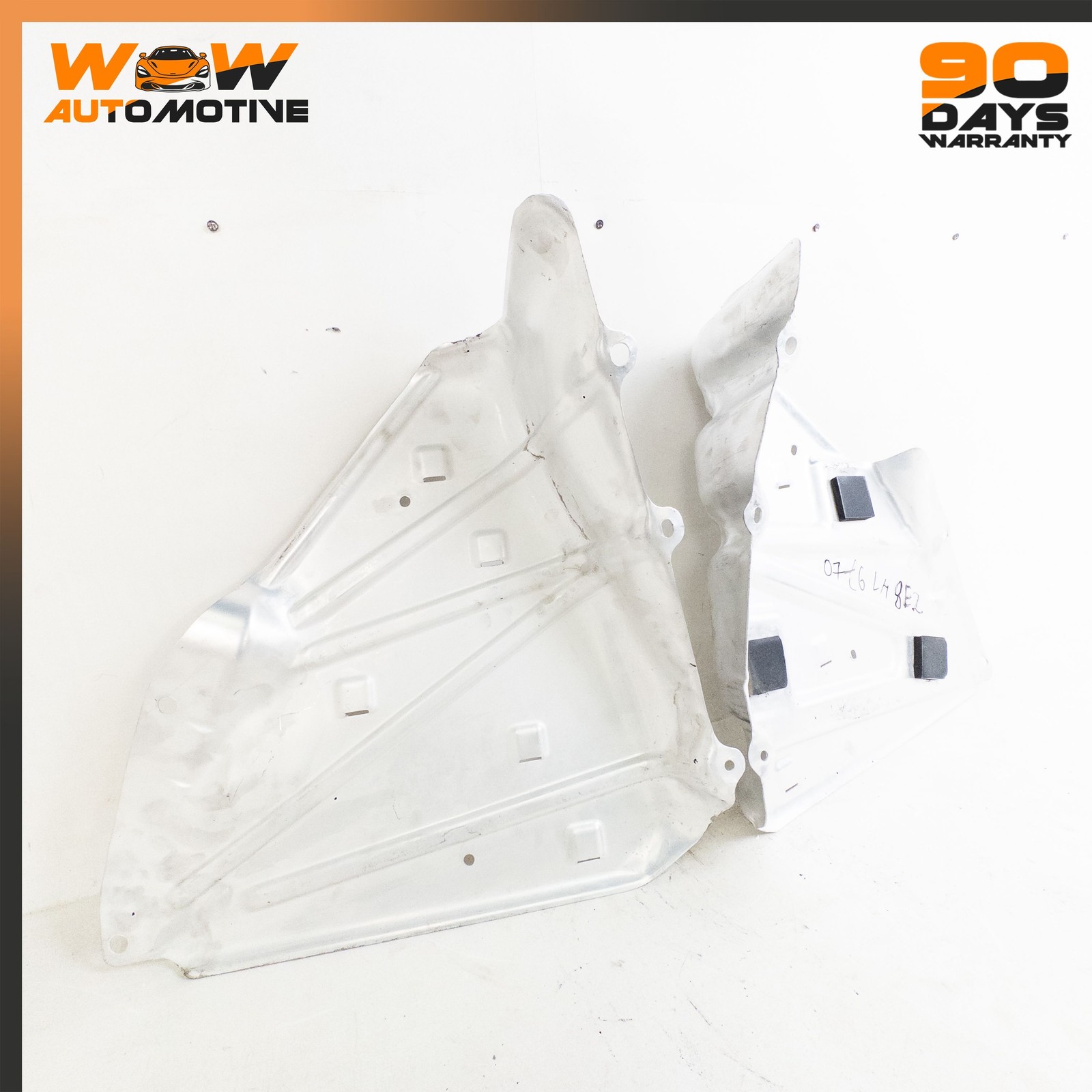 03-13 CHEVROLET CORVETTE C6 XLR LEFT RIGHT FUEL TANK HEAT SHIELD GUARD OEM