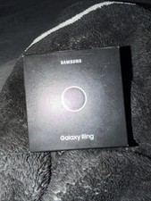 Samsung Galaxy Ring Titanium Black SM-Q500 Smart Ring Bluetooth Size 10