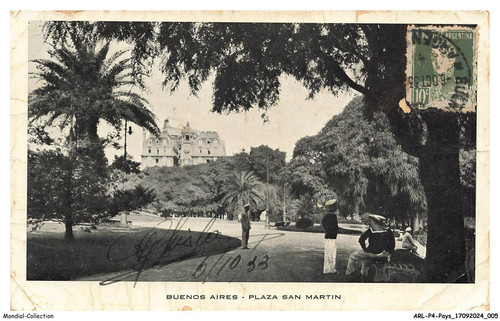 ARLP4-0229-ARGENTINE - BUENOS AIRES - Plaza San Martin - Picture 1 of 2