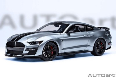 AUTOart Ford Shelby Mustang GT500 Iconic Silver 1:18 73096