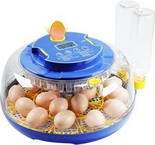 18-Egg Incubator Smart Automatic Egg Turning, Temperature  Humidity Control