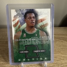 2001-02 Fleer Marquee Banner Season Memorabilia Paul Pierce HOF
