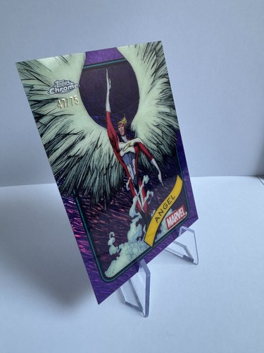 Topps Marvel Chrome 2025 - Angel Purple Refractor /75 - Bild 9 von 9