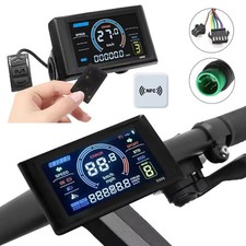 E-Bike 24V 36V 48V 72V Colour LCD Display Power Speed Meter Control Panel w/ NFC