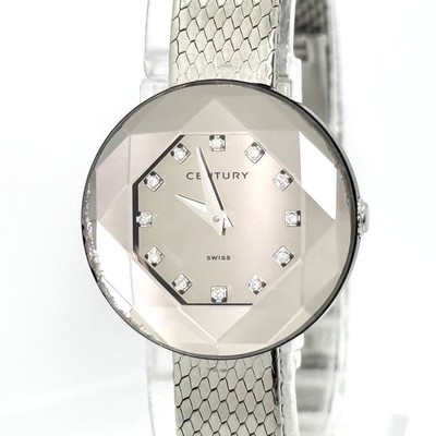 CENTURY Watch Time Gem 117791 12PD Diamond Stainless Steel  display picture 2
