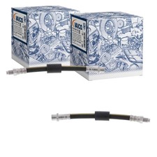 2X VAICO BREMSSCHLAUCH AM BREMSSATTEL HINTEN passend für DAEWOO ESPERO NEXIA OPE