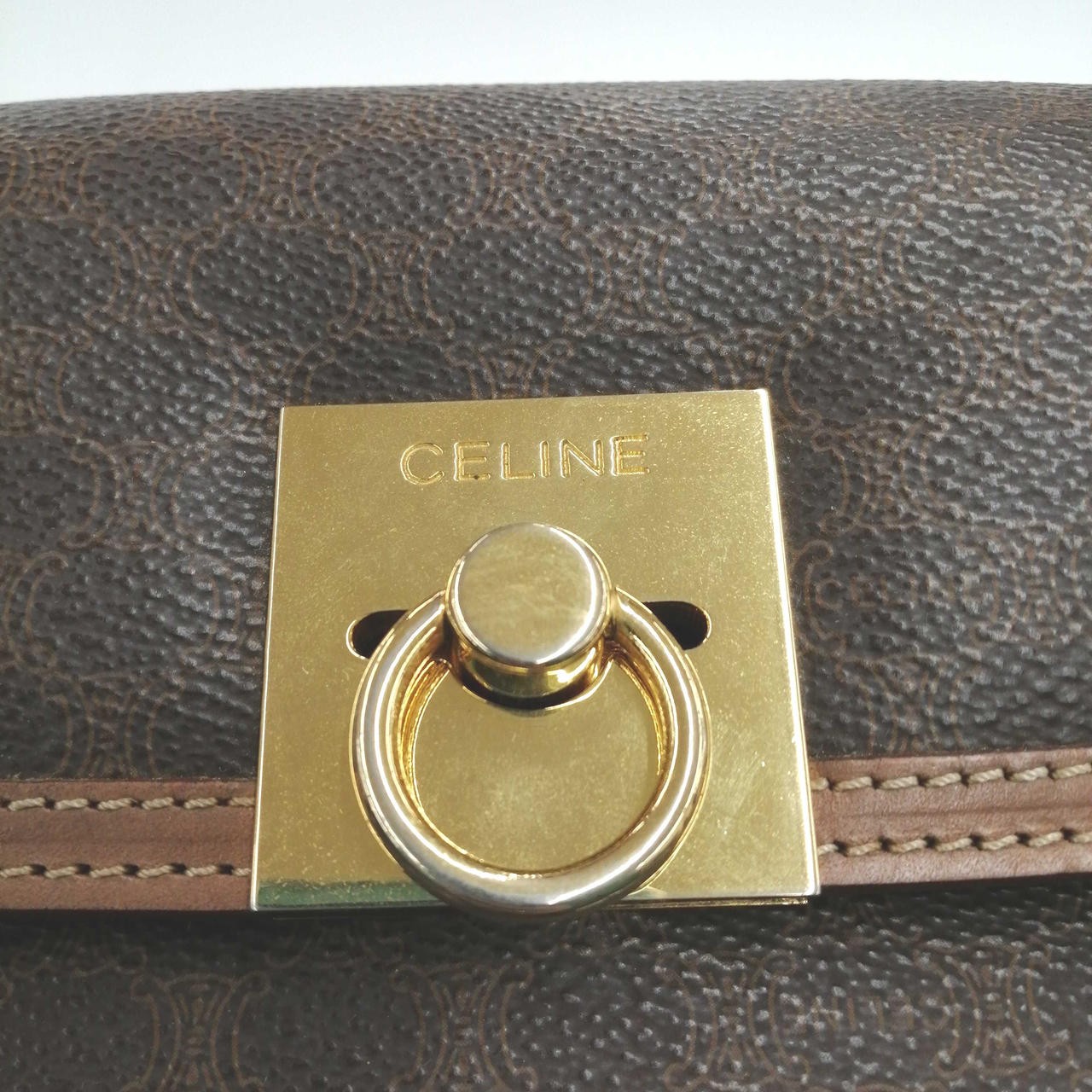 Chain Lock Handbag Model Macadam Pattern CELINE - image 10