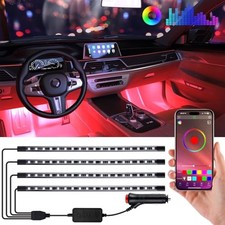 led car Lights Interior,Ambient Lighting car Interior,footwell 12V RGB APP
