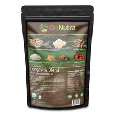 7 Mushroom Blend Powder Organic 4 oz | Reishi Lions Mane Cordyceps Chaga Maitake