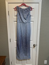 JS Collections Full Sequin Sleeveless Long Dress / Gown Size 6 NWT
