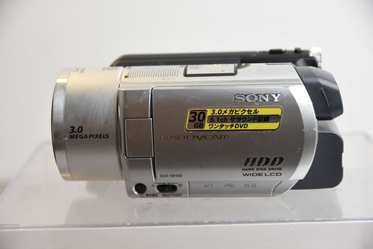 【動作ＯＫ】ナイトショットok SONY　Handycam　DCR-SR100 動作OK】ナイトショットok SONY Handycam DCR-SR100 動作OK