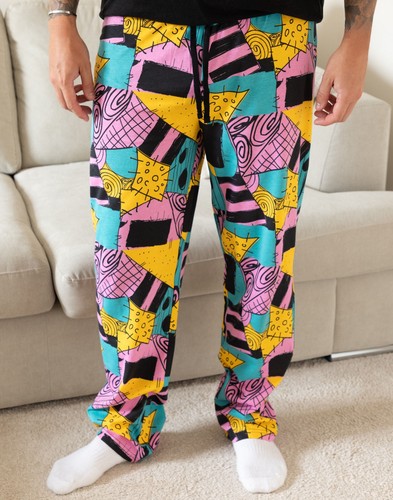 Pantalones de salón Sally multicolores de Pesadilla antes de Navidad de Disney para hombre - Imagen 2 de 11