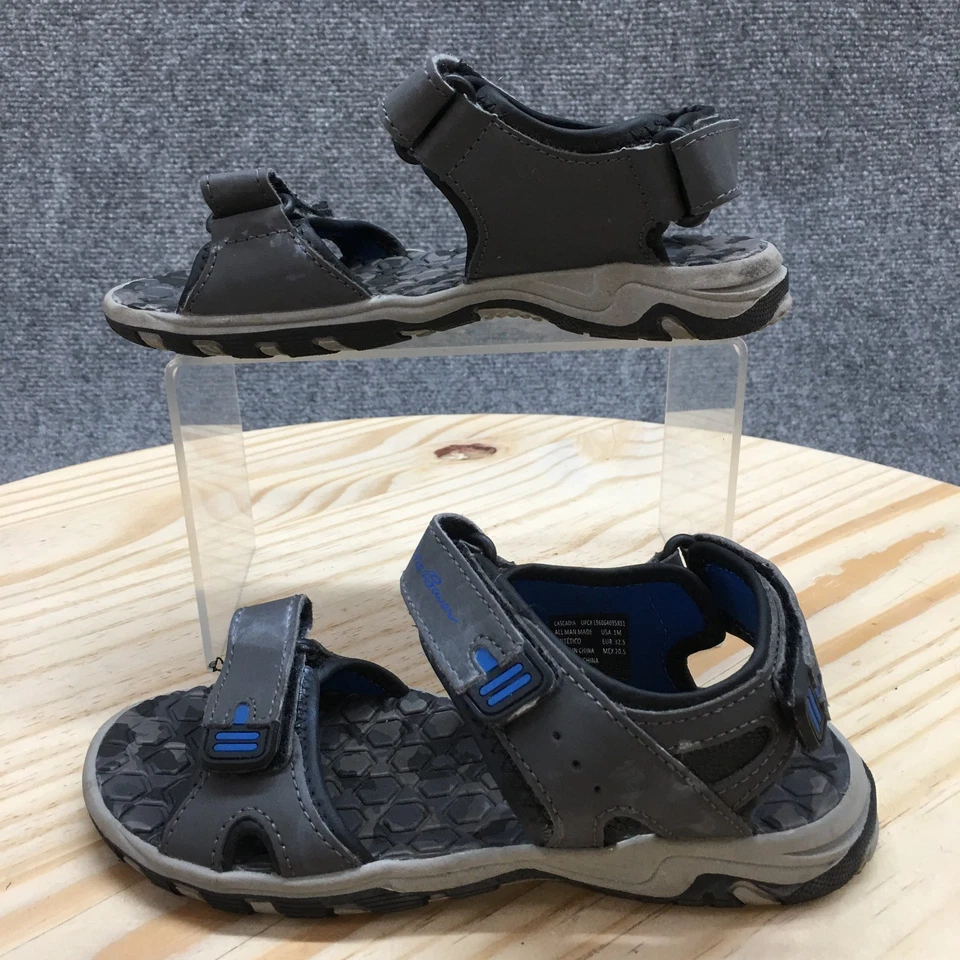 Босоножки Eddie Bauer молодежные 1 M для мальчиков Cascadia спортивные регулируемые с ремешком серые - Изображение 3 из 4
