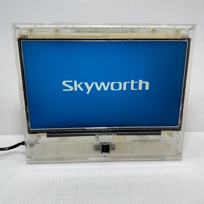 Skyworth SLTV-1369AP-3TH 13'' Digital LED Prison Jail Monitor TV Clear - READ