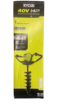 #ad #ad RYOBI 40V HP Brushless Cordless Earth Auger 8 in. RY40710 TOOL ONLY $233.09