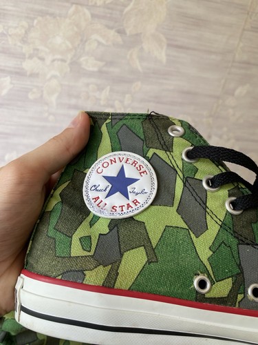 Raro De Colección Converse X Gorillaz 2011 Camuflaje Top Alto All Star Talla 7 Unisex - Imagen 16 de 17