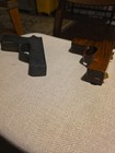 Vintage Wooden Gun Molds Leather Holster Forms Hand Carved Tooling Pair — photo 6